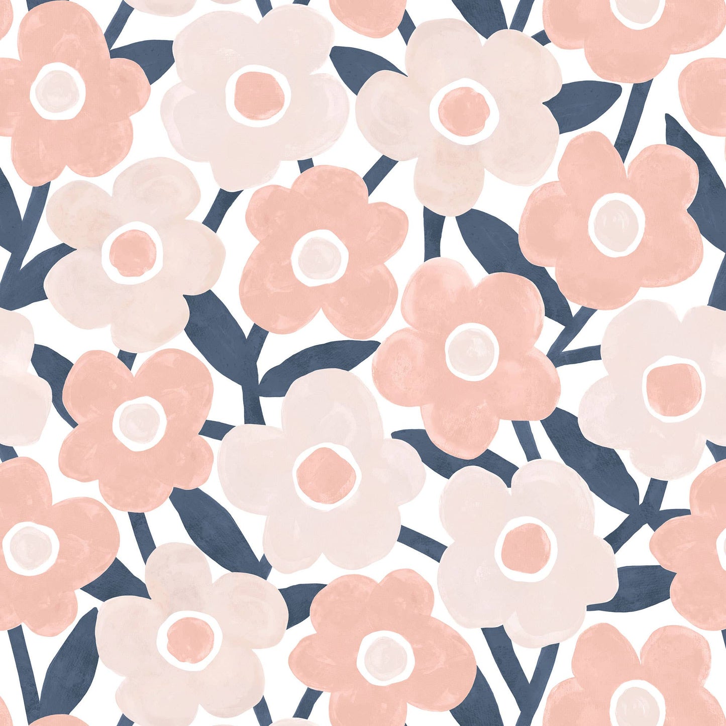 Elegant Flowers - Wrap - Roll 5' X 30"