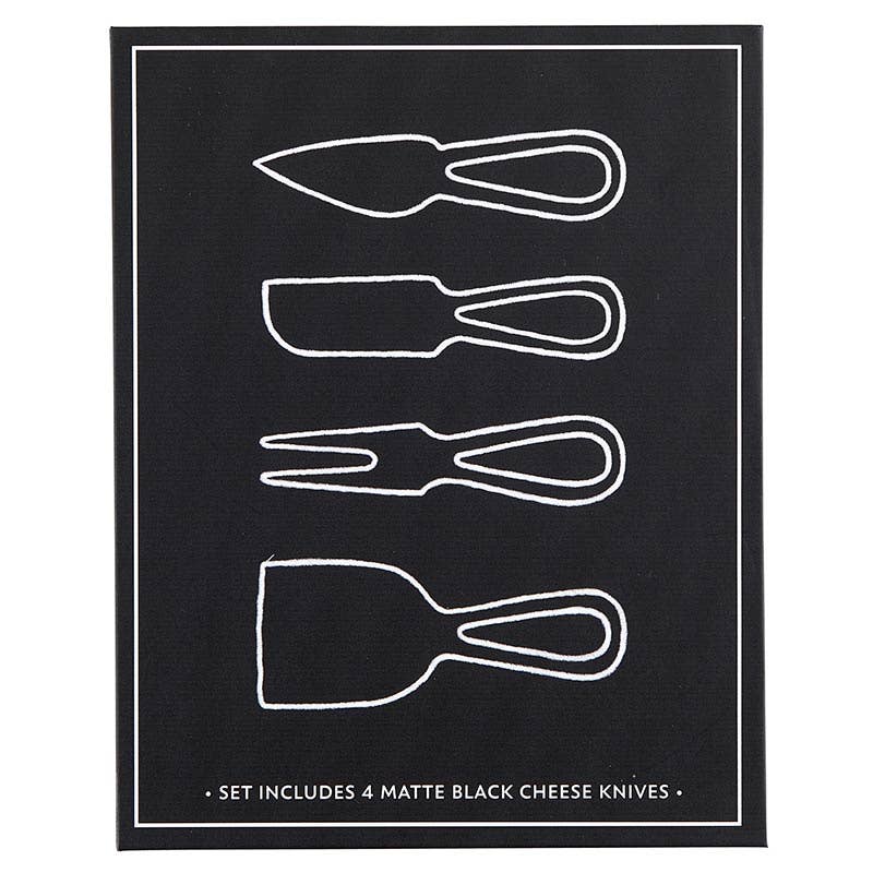 Cheese Knives Book Box - Matte Black