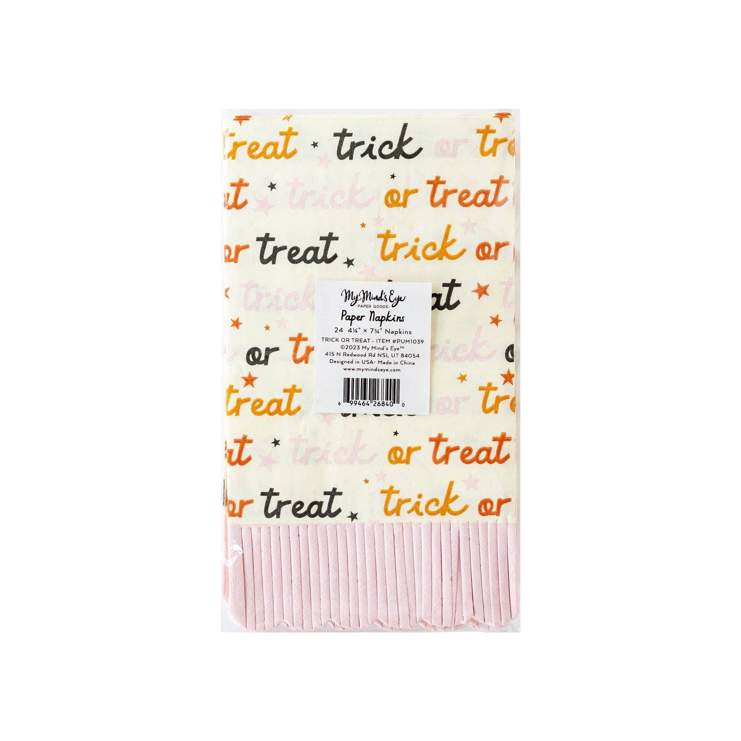 Hey Pumpkin Trick or Treat Paper Dinner Napkin