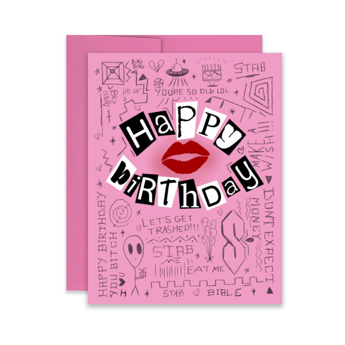 Means Girls Happy Birthday Burn Book Card