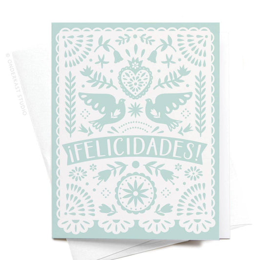 Felicidades Papel Picado Greeting Card