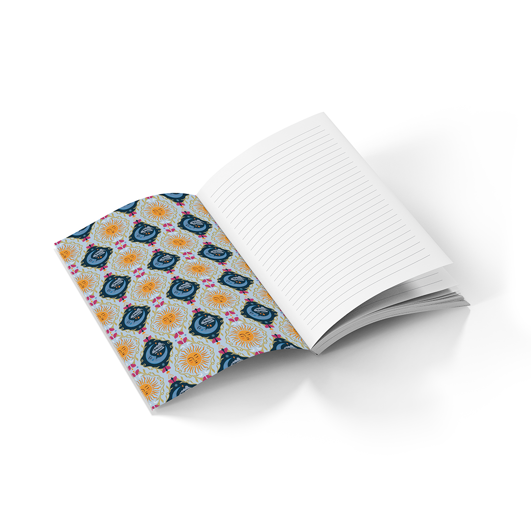 Sun Tarot  Soft Touch Classic Layflat Notebook LFC2582L