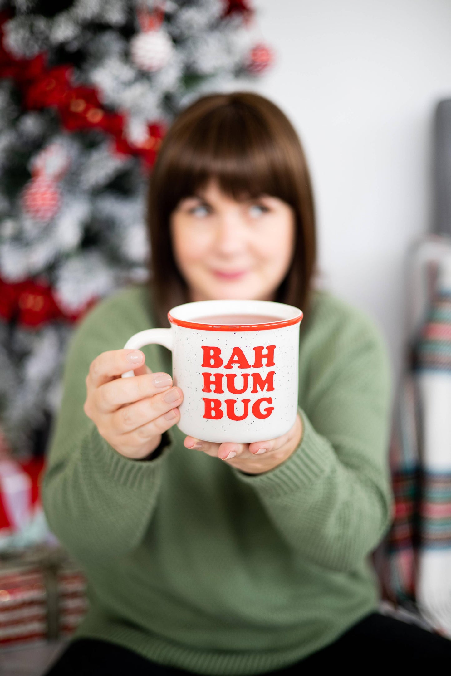 Bah Hum Bug Holiday Ceramic Mug