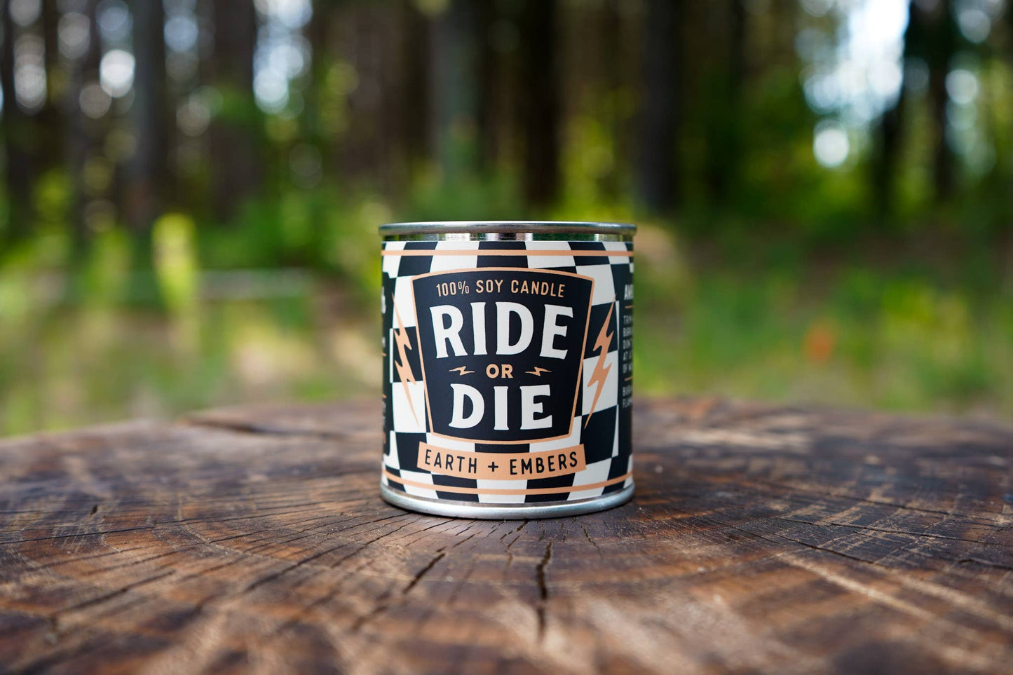 Ride Or Die | Earth & Embers 8oz Soy Candle