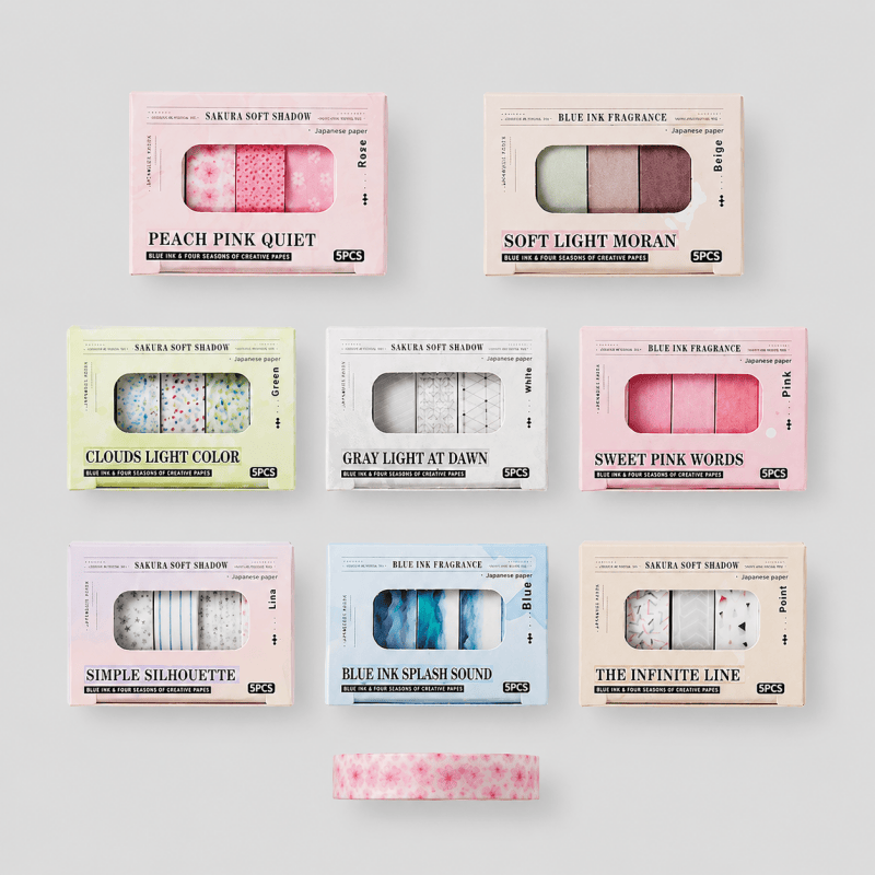 Washi Tape Planner Set: Morandi Colors / One Size