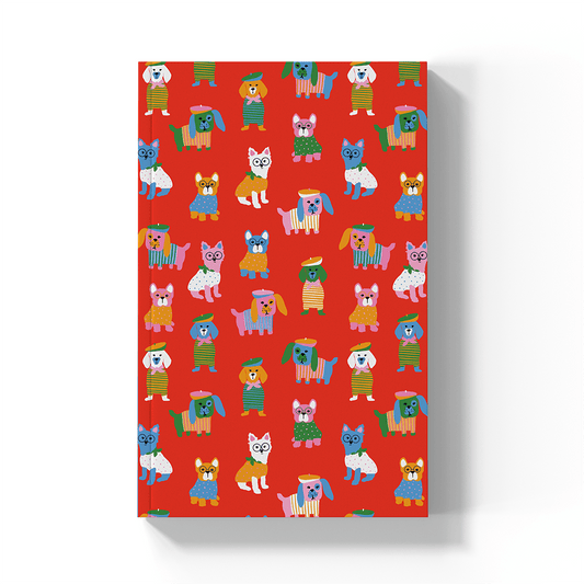 Paris Pups Classic Layflat Notebook Journal LFC2654L