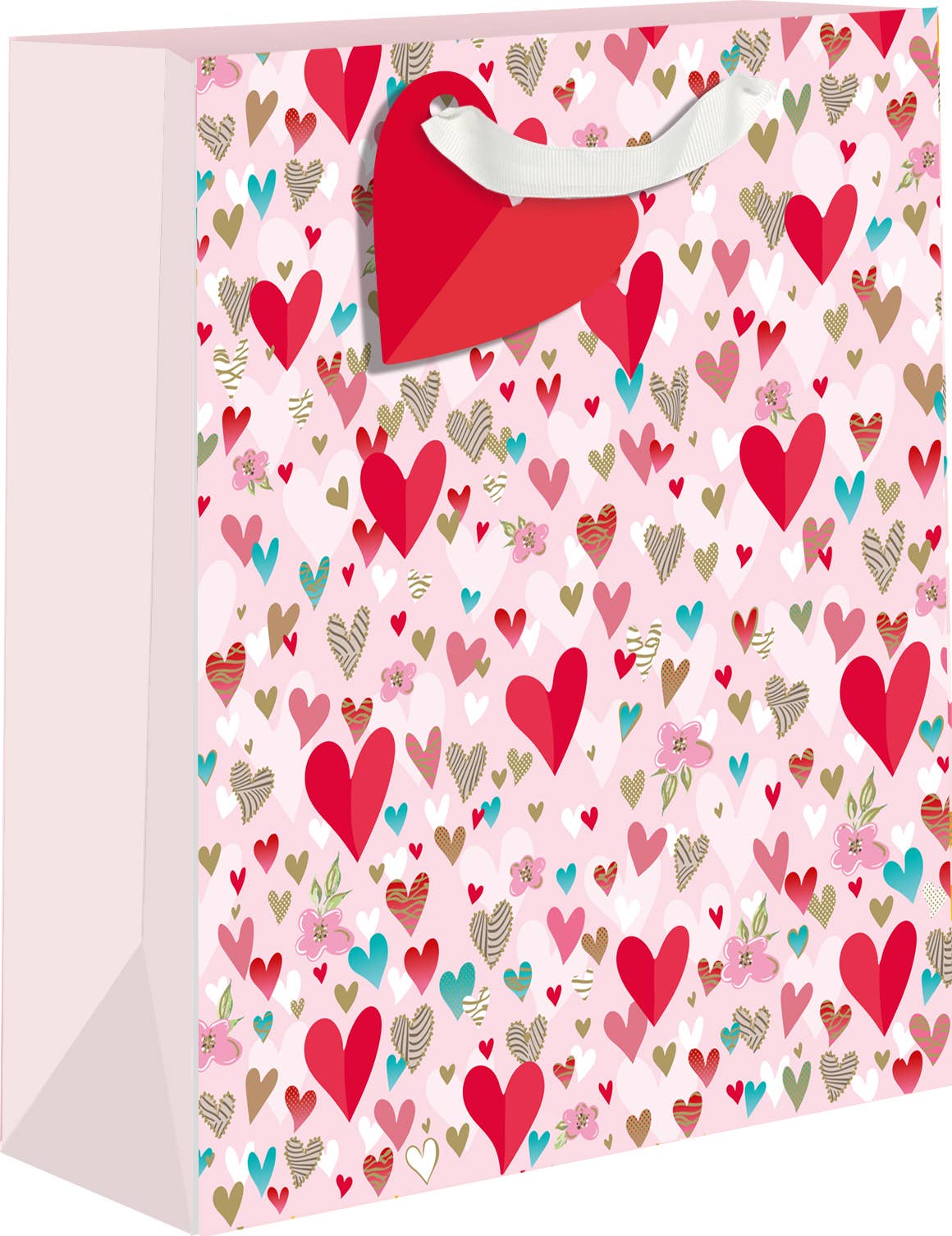 Flowers & Hearts Medium Gift Bags Boutique