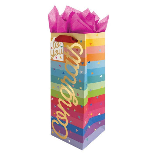 Congrats To You Wine Bag