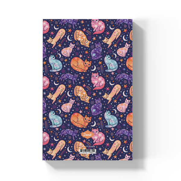 Celestial Cat Classic Layflat Notebook Journal LFC2563L