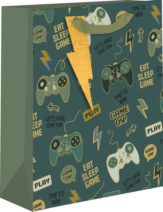 Video Games Medium Gift Bag Boutique
