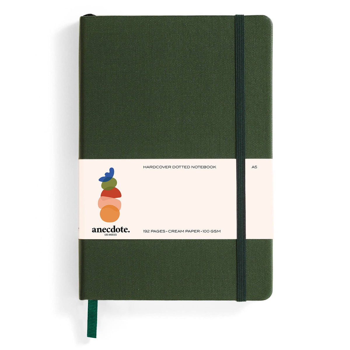 A5 Hardcover Journal | Lined or Dotted Notebook | 11 Colors : Mustard / Dotted