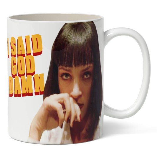 Uma Thurman "Pulp Fiction" Mug