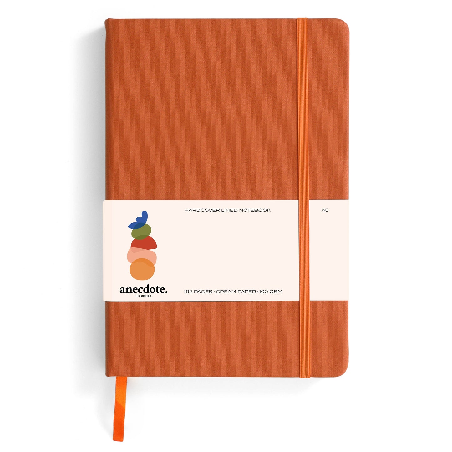 A5 Hardcover Journal | Lined or Dotted Notebook | 11 Colors : Nutmeg / Dotted