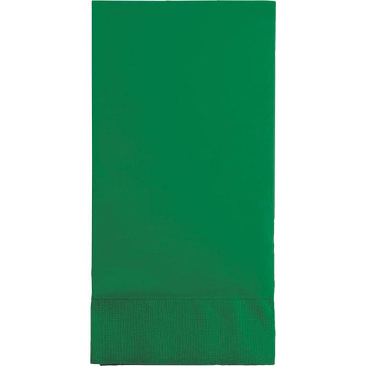 Emerald Green 3 Ply Guest Towels, 16/Pkg