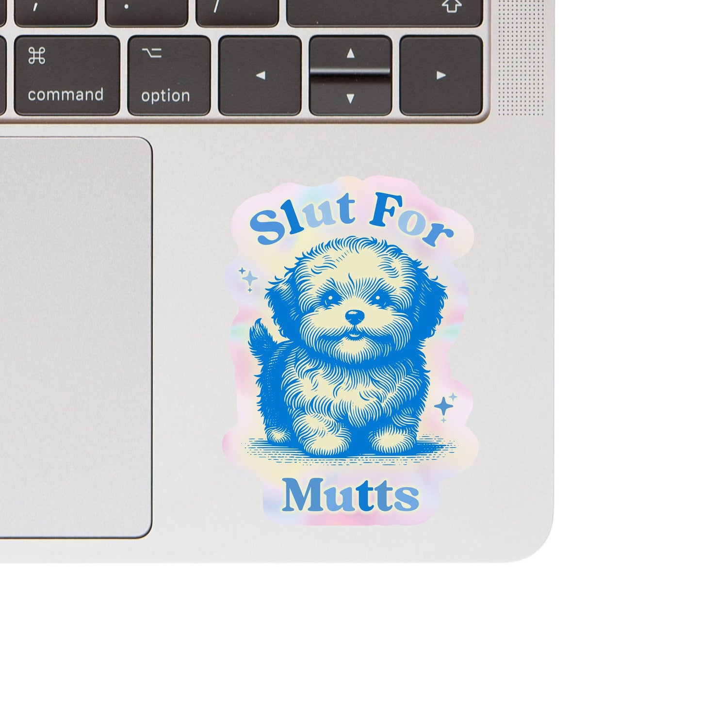 Slut For Mutts Dog Sticker