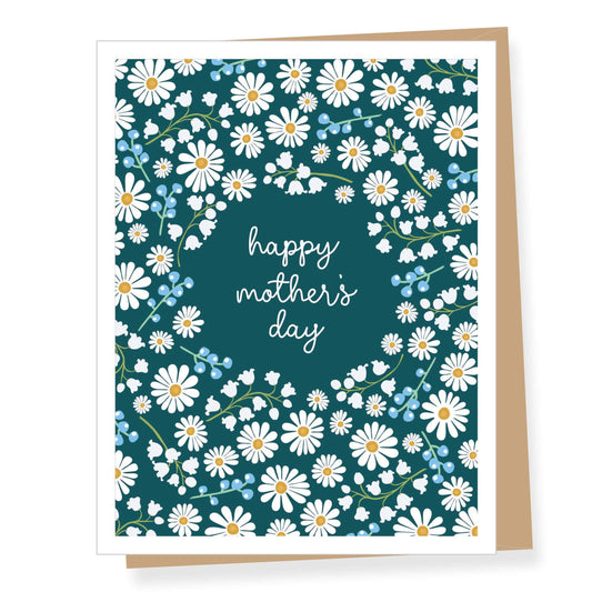 Small White Daisies, Mother's Day Card