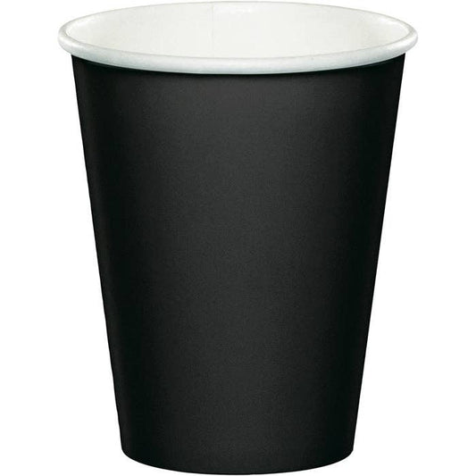 Black Velvet Value Friendly 9 oz Hot/Cold Paper Cups, 8/Pkg