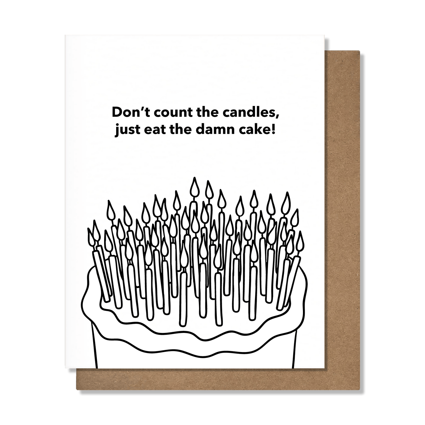 Count The Candles - Birthday Card