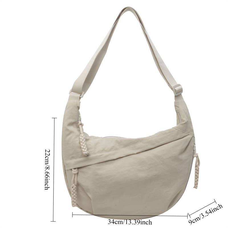 Shoulder Bag & Crossbody Bag for Women Premium Carryall: Grey