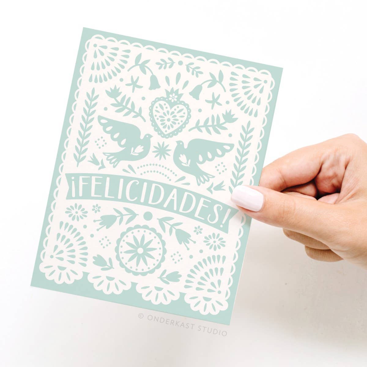 Felicidades Papel Picado Greeting Card