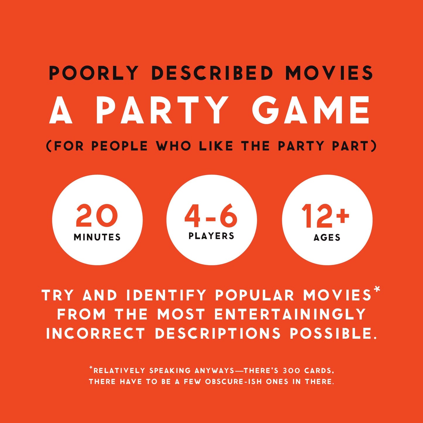 Poorly Explained Movies Game