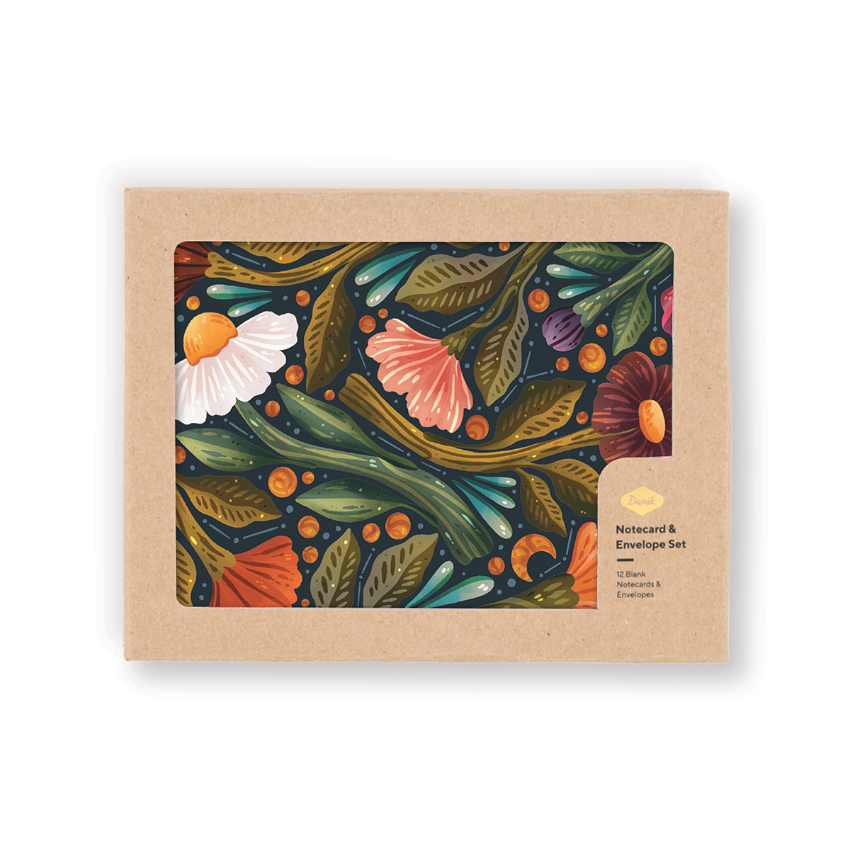 Nightsky Floral Notecards NC1837B