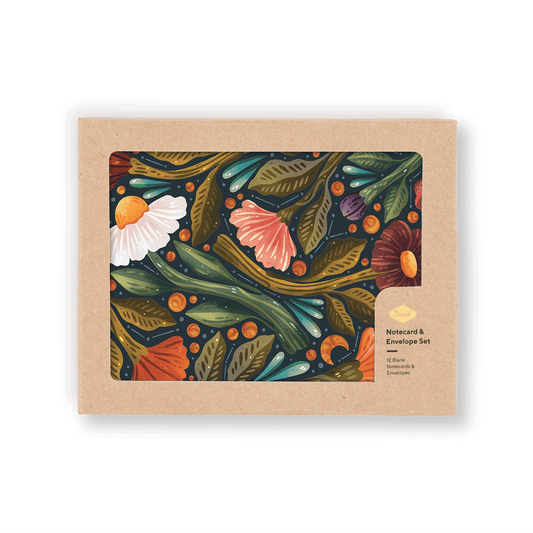 Nightsky Floral Notecards NC1837B