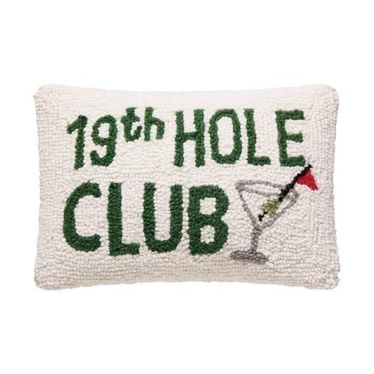 19Th Hole Club Hook Pillow