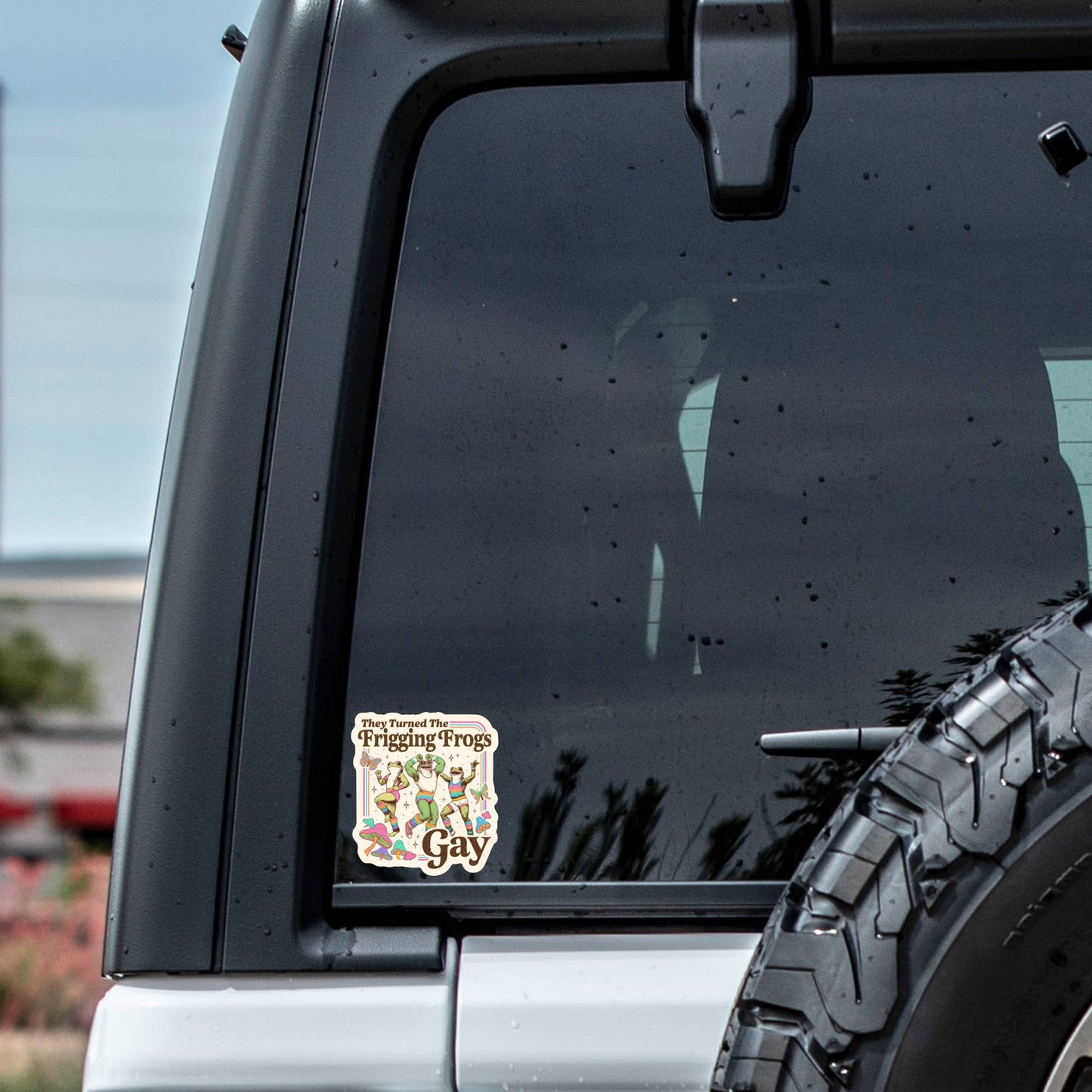 They Turning The Frigging Frogs Gay Sticker