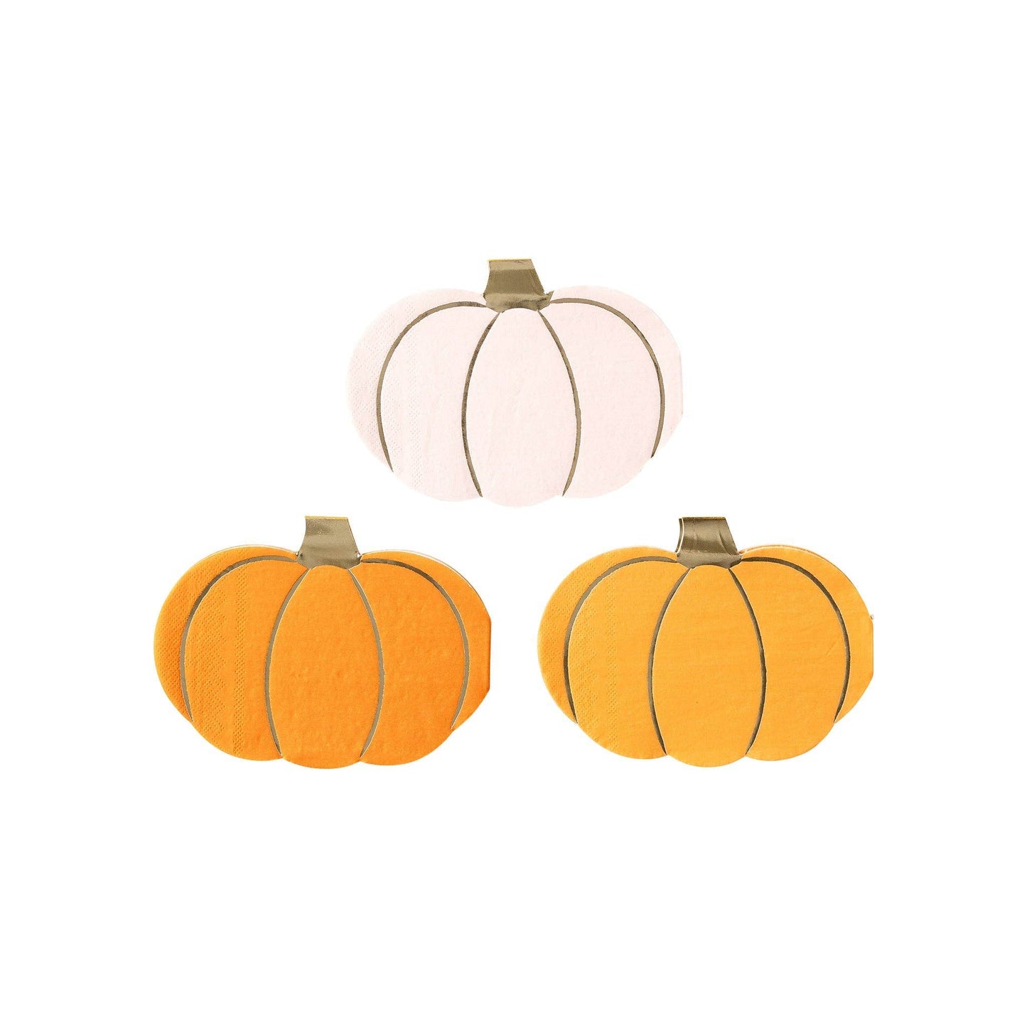 Occasions by Shakira - Pumpkin Shaped Napkin Set