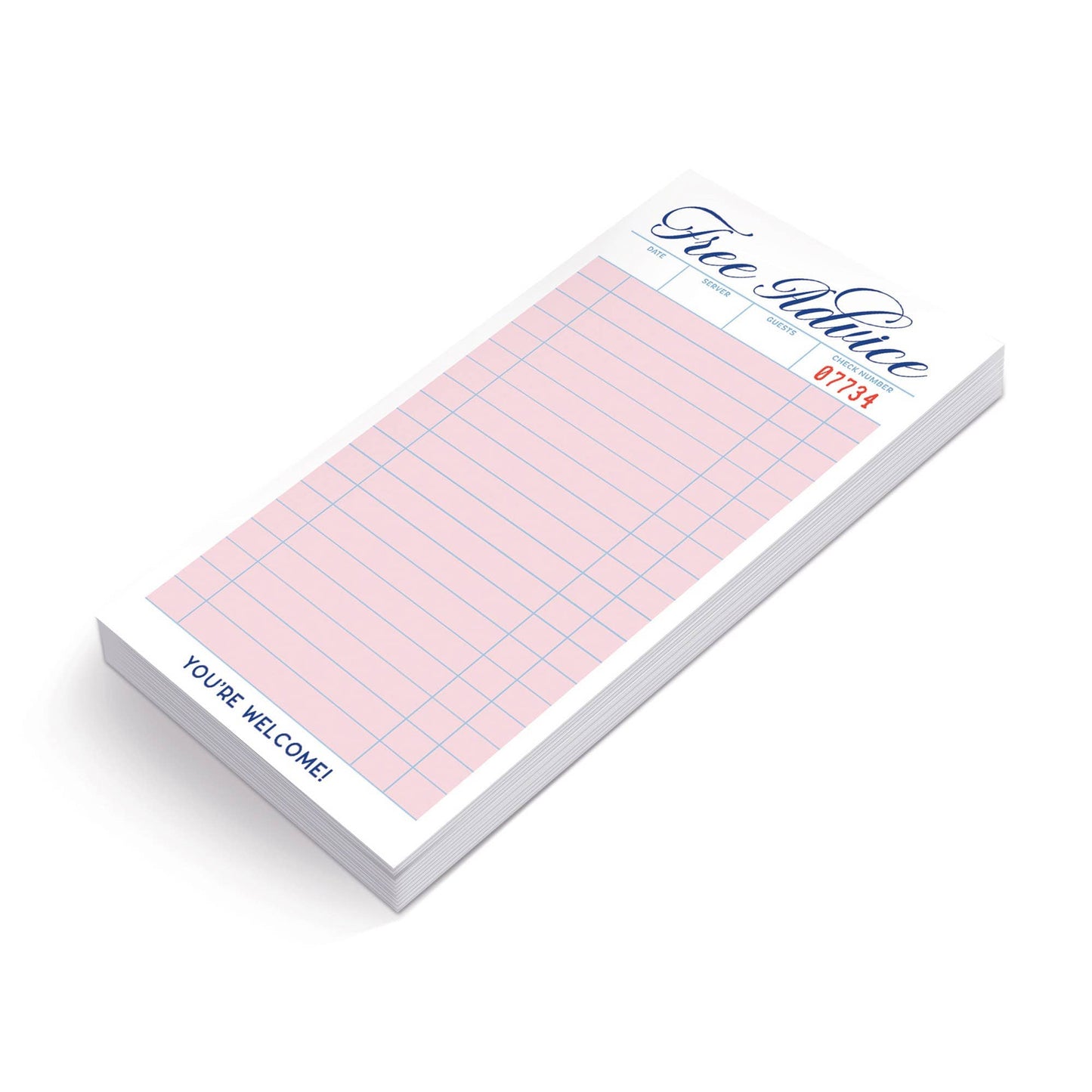 CHECK YOURSELF Guest Check Sticky Notes