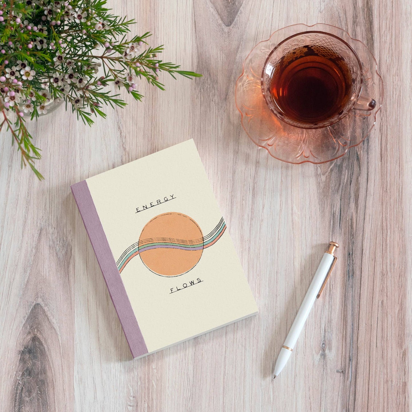 Energy Flows Artisan Notebook