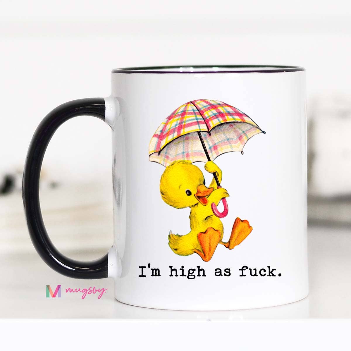 I'm High as Fuck Funny Coffee Mug