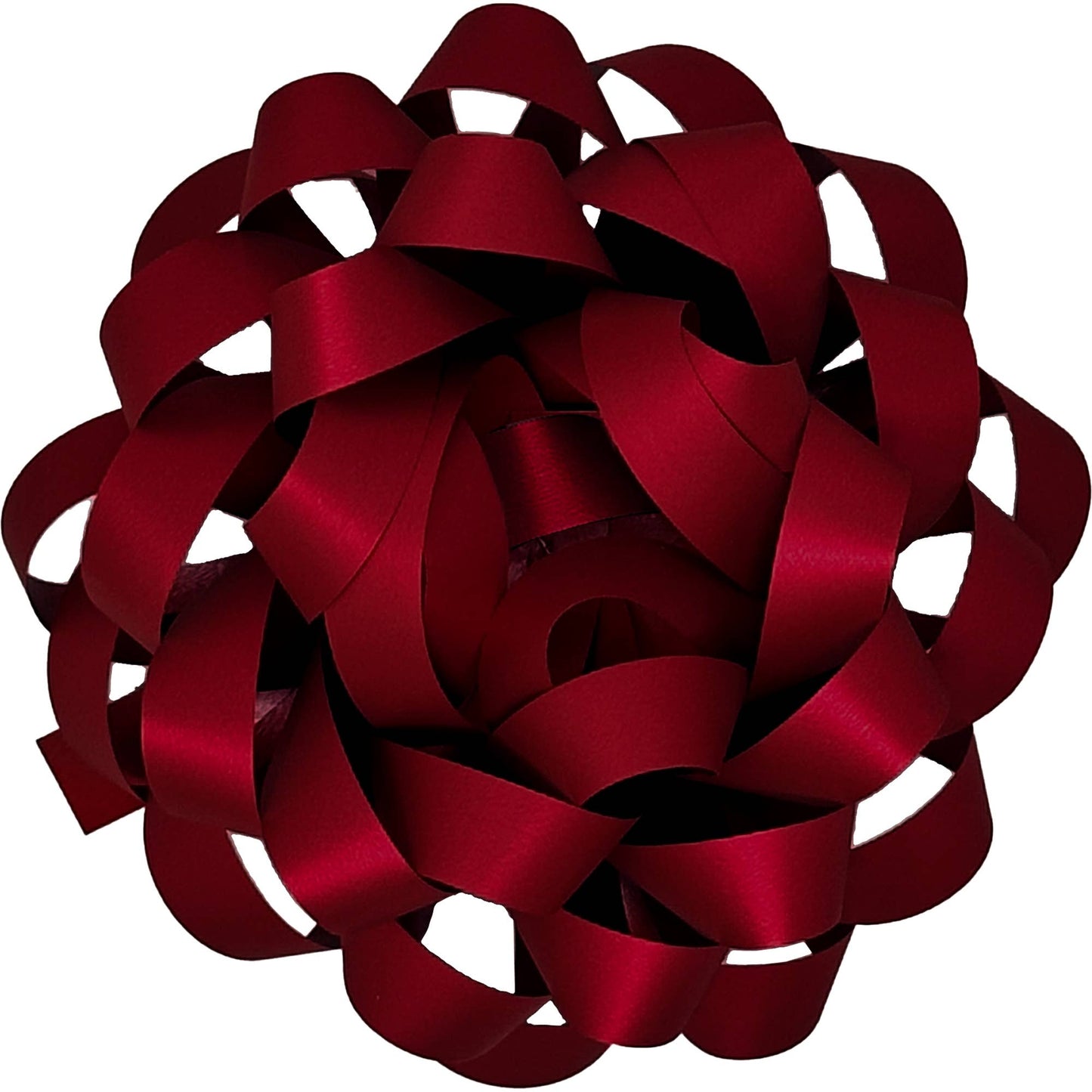 Bows - 5" Burgundy Poly