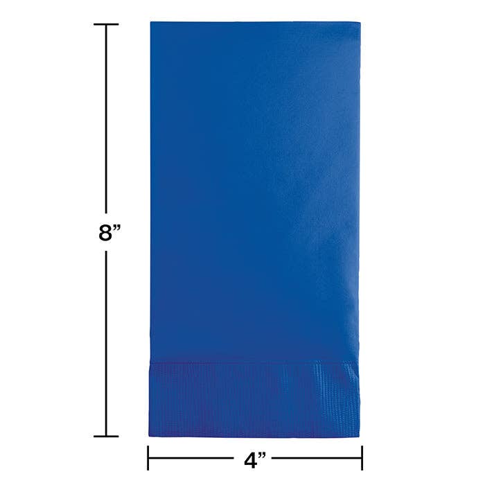Cobalt Blue Guest Towels 3 ply, 16/Pkg