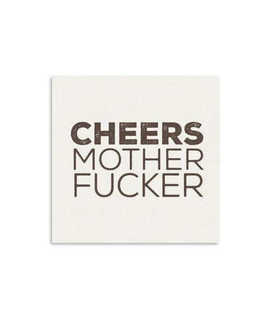 Cheers Mother Fucker Mini Greeting Card
