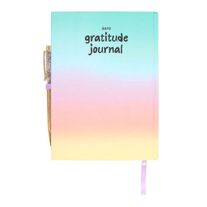 Gratitude Journal with Amethyst Pen