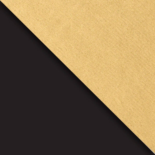 Black & Gold Kraft Gift Wrapping Paper