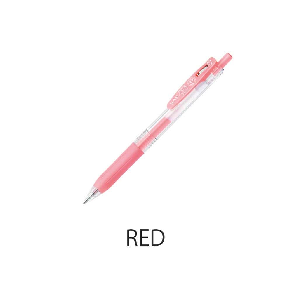 【JAPANESE STATIONERY】ZEBRA SARASA CLIP GELPEN MILK COLOR PEG: Pink