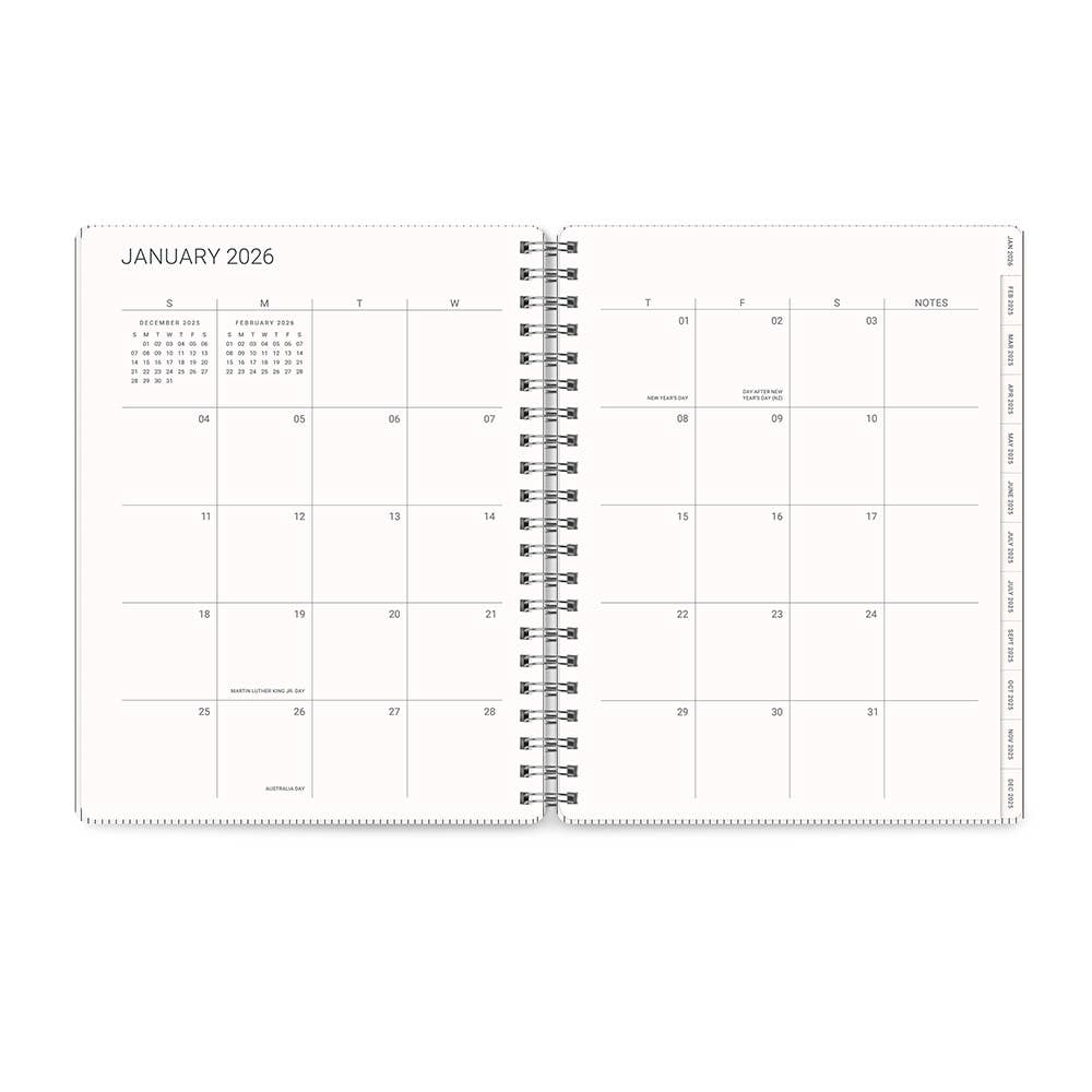 2026 Midnight Black Baxter Planner