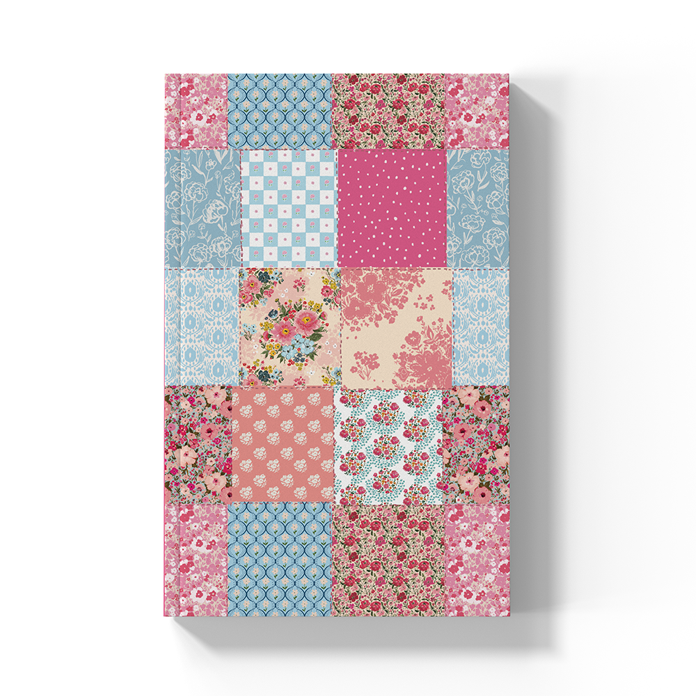 Patchwork Quilt Classic Layflat Notebook Journal LFC2623L