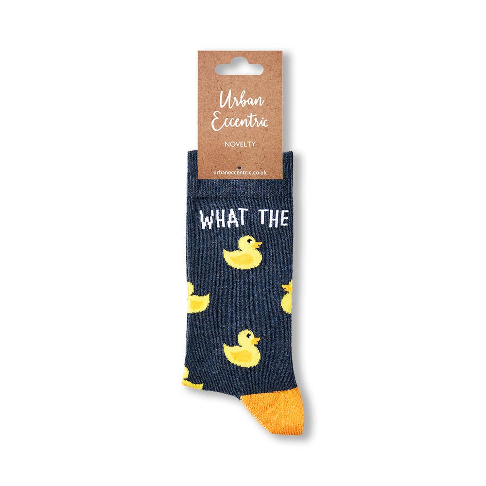 Unisex What The Duck Socks: 3-7