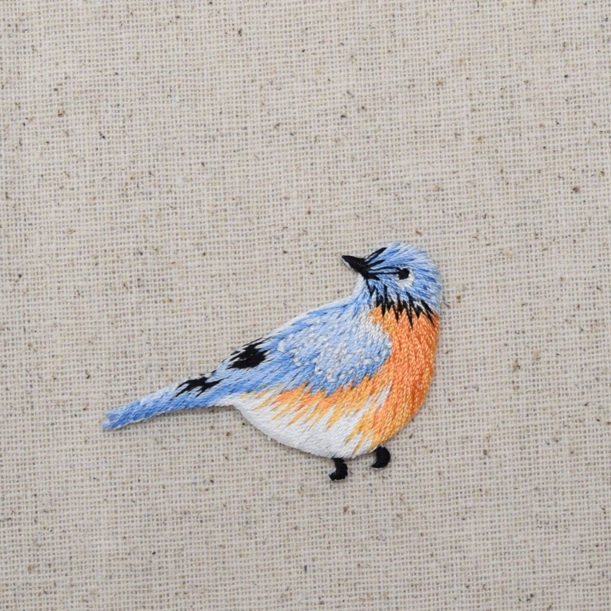 Blue Bird - Bluebird - Facing Right - Iron on Patch