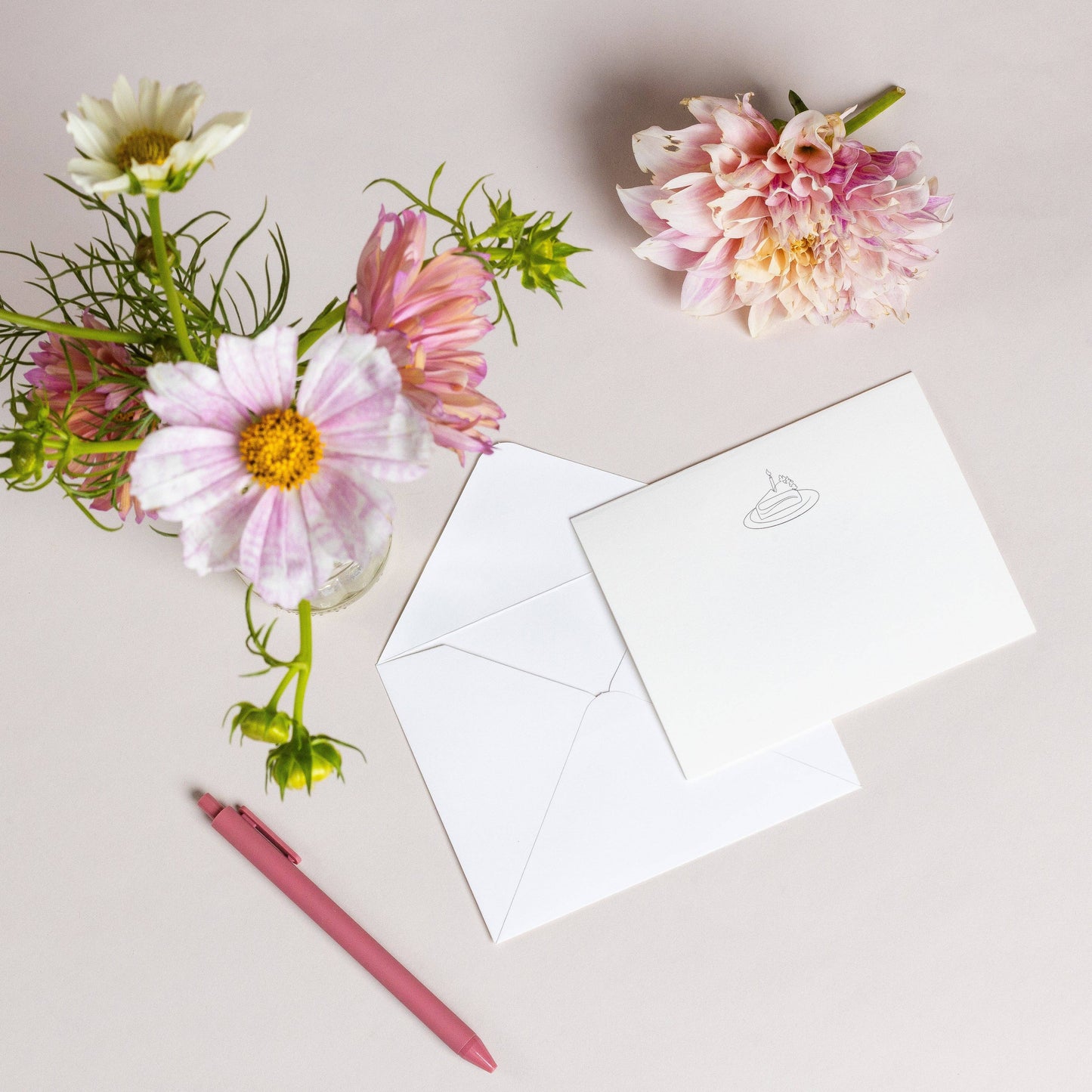 Stationery Cards - High-Quality 300 gsm Paper: Thanks!