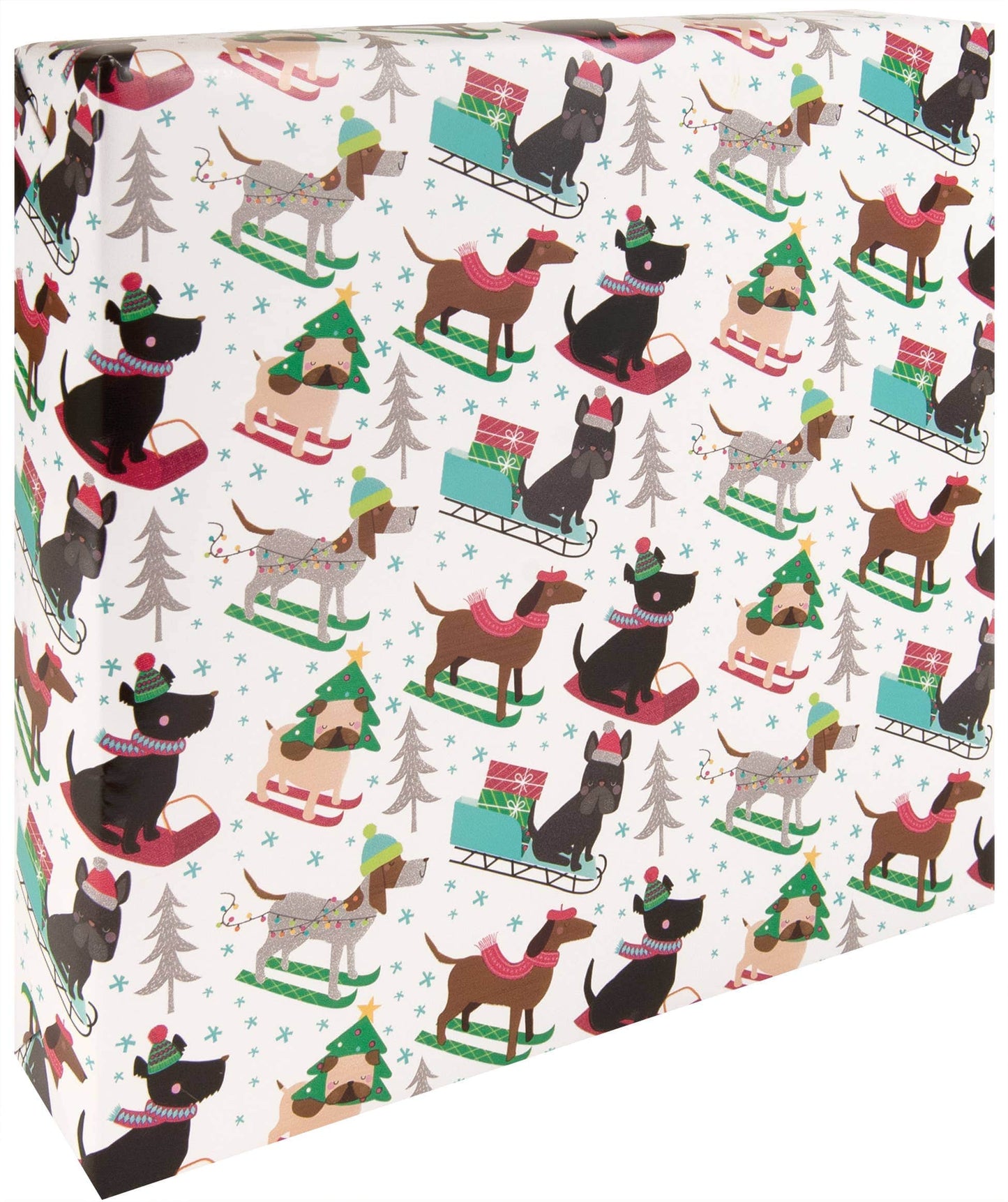 Doggin' Down Hill Wrapping Paper