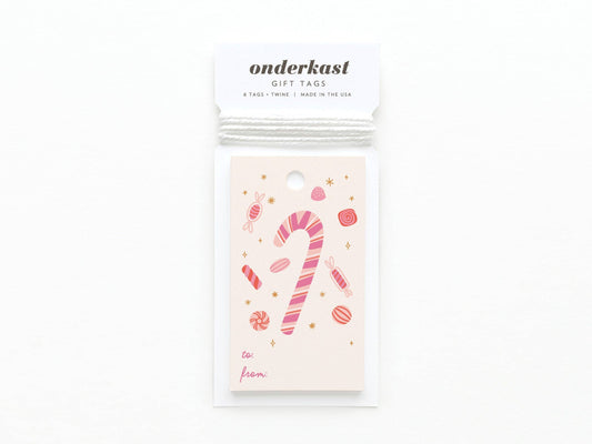 Candy Cane Gift Tag