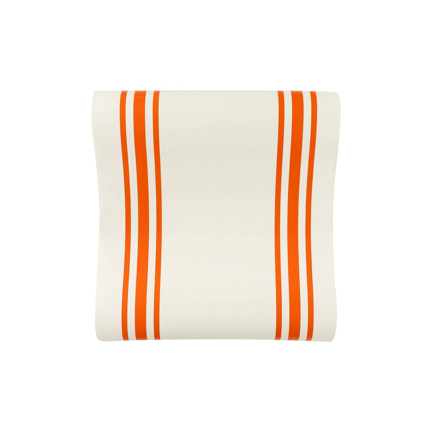 Harvest Rust Striped Paper Table Runner