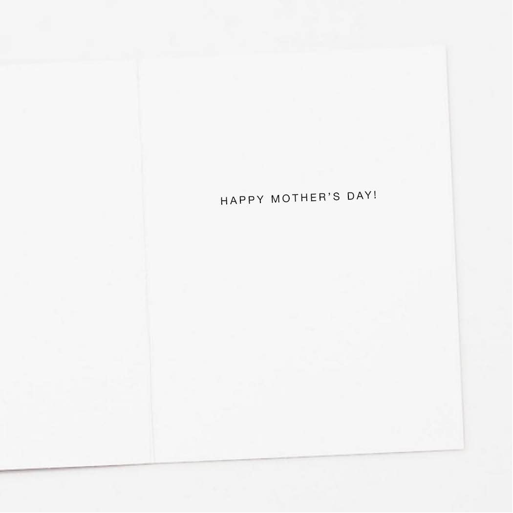 Stack of Books Mother's Day Card