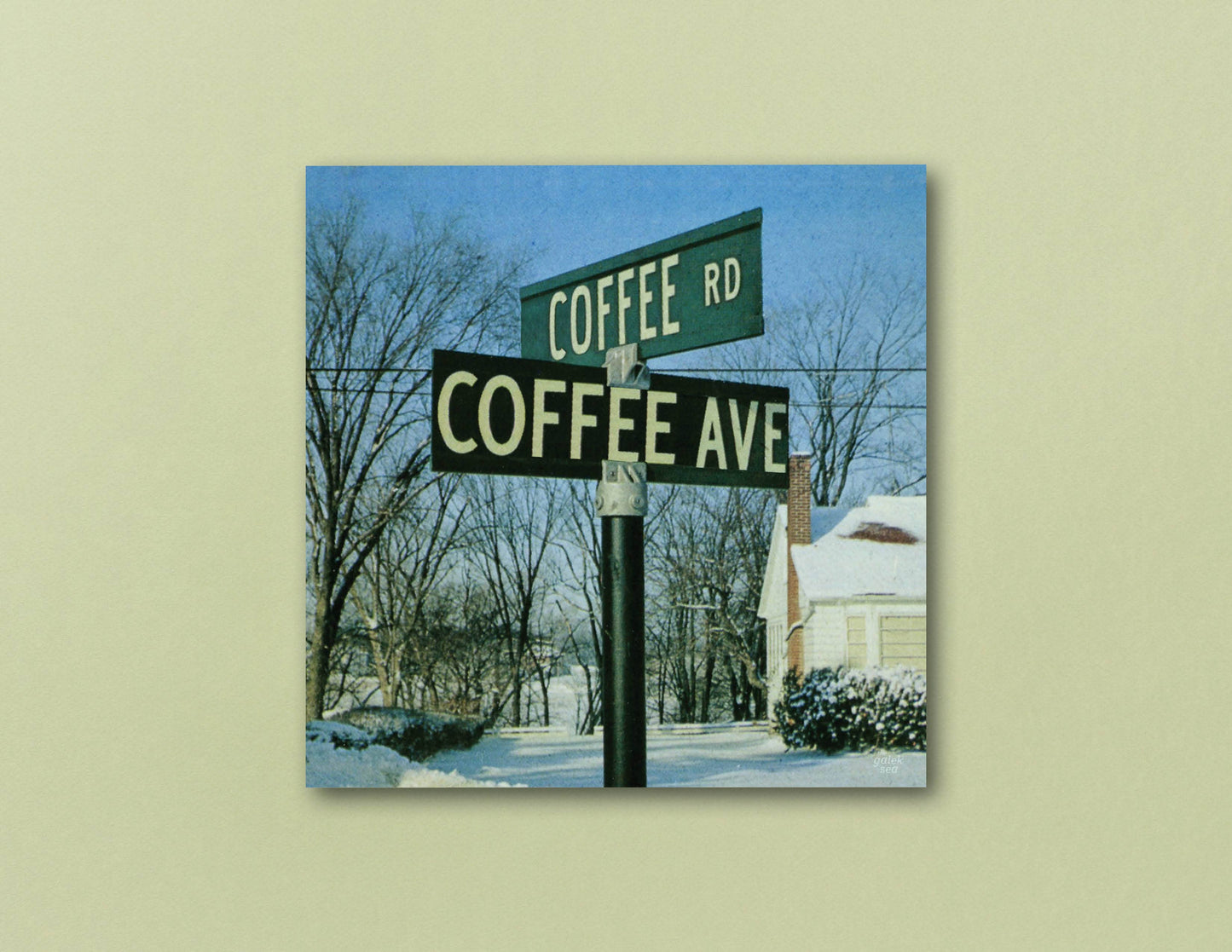 Where Coffee Meets Coffee Print