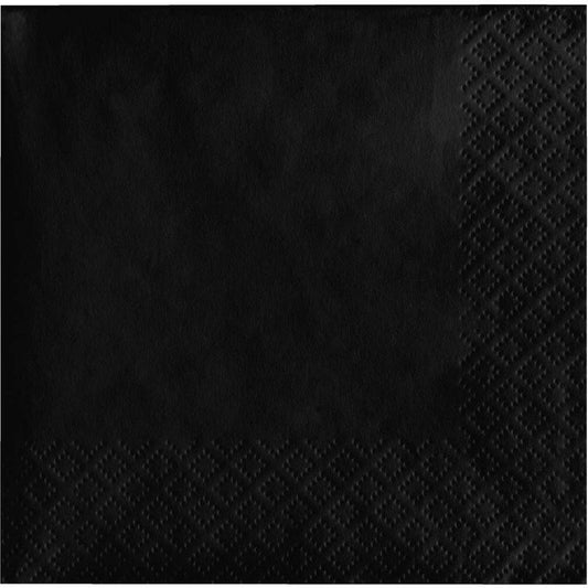 Black Velvet Value Friendly Beverage Napkins, 20/Pkg